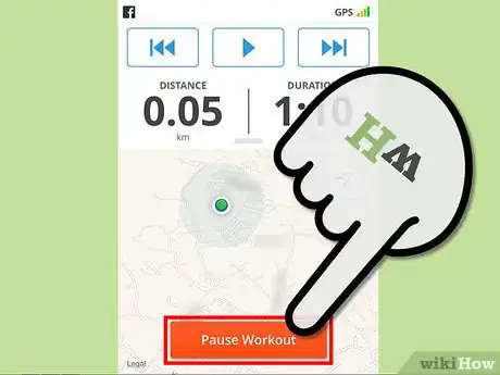 Image titled Map a Walk with the MapMyWalk App on an iPhone Step 6