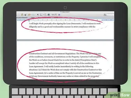 Image titled Draft a Construction Loan Agreement Step 14