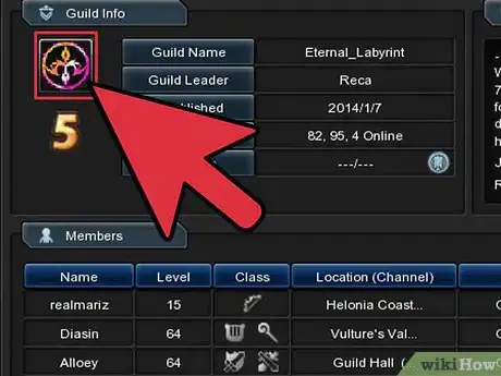 Image titled Make a Guild in Aura Kingdom Step 10