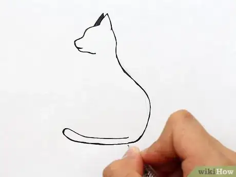 Image titled Draw Bastet in Cat Form Step 7