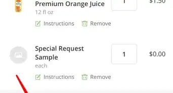 Add a Special Request to an Instacart Order