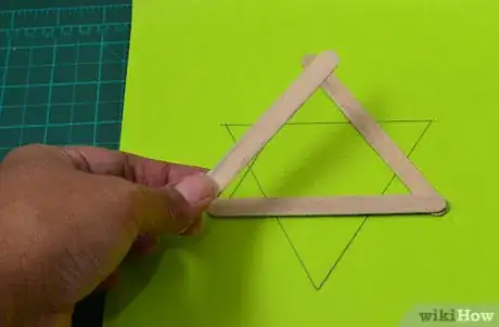 Image titled Make a Star of David from Popsicle Sticks Step 5