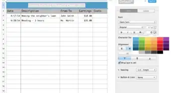 Make a Finance Chart in Numbers