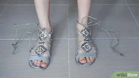 Image titled Tie Lace Up Flats Step 1