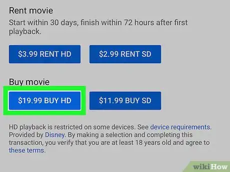 Image titled Purchase a Movie on YouTube on iPhone or iPad Step 6