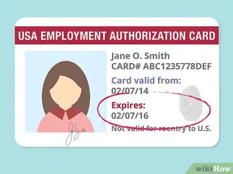 Image titled Extend an Employment Authorization Card Step 1