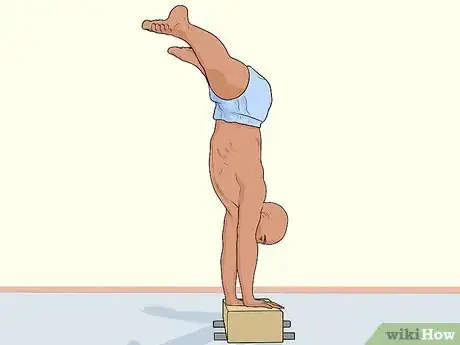 Image titled Do a Straddle Press Handstand Beam Mount Step 10