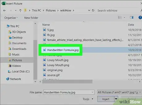 Image titled Insert an Object in Excel Step 14