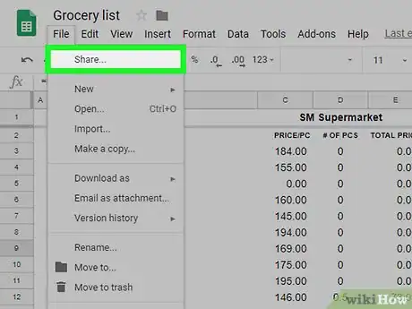 Image titled Use Importrange on Google Sheets on PC or Mac Step 5