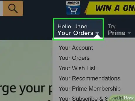 Image titled Logout of Amazon on PC or Mac Step 3