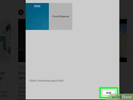 Image titled Create a Magazine on Flipboard on PC or Mac Step 18
