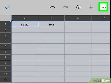 Image titled Make a Table on Google Sheets on iPhone or iPad Step 19