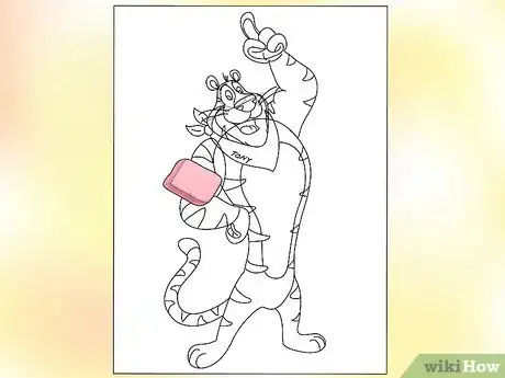 Image titled Draw and Color Tony the Tiger Step 9