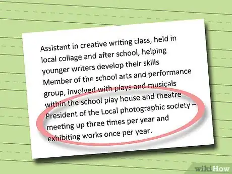 Image titled Write a College Resume Step 13