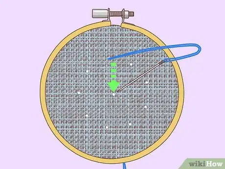 Image titled Do a Woven Wheel Stitch Step 4