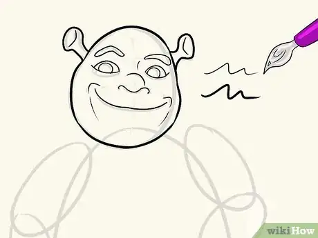 Image titled Draw Shrek Step 4