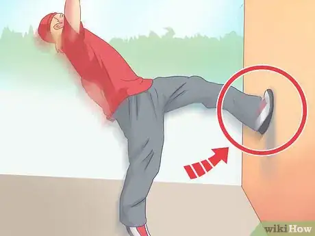 Image titled Run up a Wall and Flip Step 4