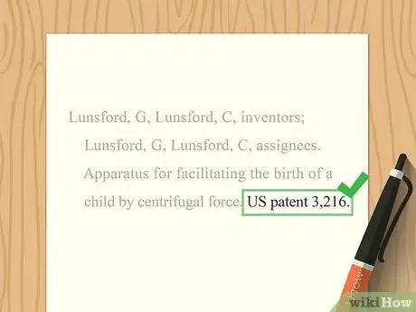 Image titled Cite Patents Step 23