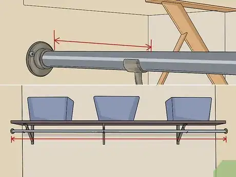 Image titled Fix a Sagging Closet Rod Step 2