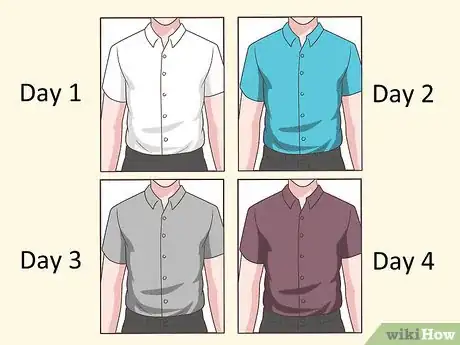 Image titled Wear the Same Suit All Week Step 3
