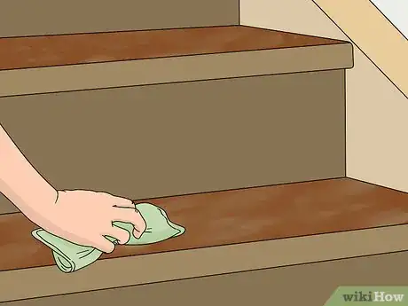 Image titled Stain Stairs Step 15