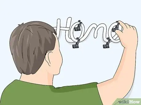 Image titled Hang a Neon Light on the Wall Step 3