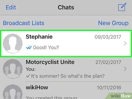 Image titled See when Someone Was Last Online on WhatsApp Step 3
