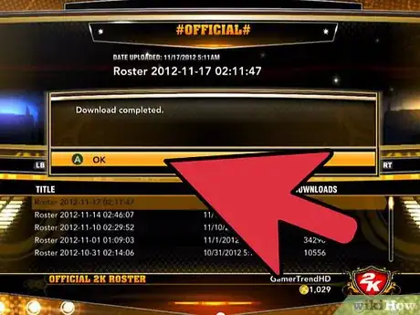 Image titled Update Rosters on NBA 2K13 Step 11