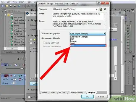 Image titled Save a Project in Youtube Format on Sony Vegas Step 5