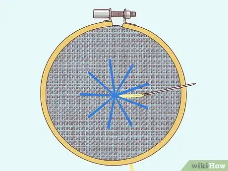 Image titled Do a Woven Wheel Stitch Step 7