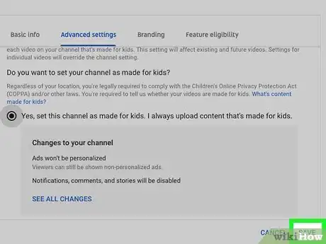 Image titled Comply with COPPA on YouTube Step 25