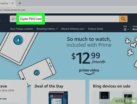 Image titled Purchase a PSN Card on PC or Mac Step 2