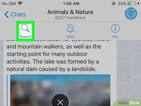 Image titled Search a Channel on Telegram on iPhone or iPad Step 4