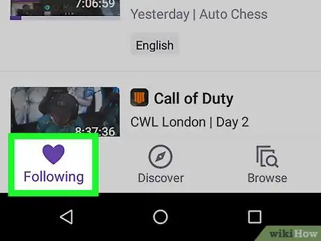 Image titled Unfollow a Twitch Profile on Android Step 2