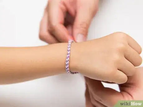 Image titled Make a Candy Stripe Friendship Bracelet Step 9