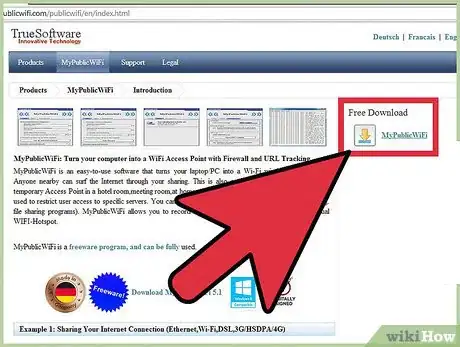 Image titled Set Your Laptop Up As a WiFi Range Extender with MyPublicWiFi Step 1