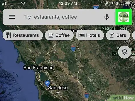 Image titled Stop and Delete Tracking on Google Maps Step 2