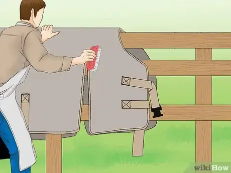 Image titled Wash a Horse Rug Step 4