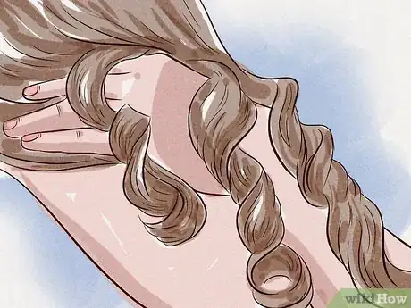 Image titled Create Corkscrew Curls Step 10