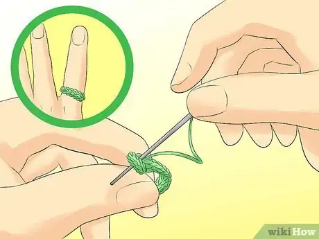 Image titled Make a Crochet Flower Ring Step 3