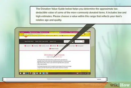 Image titled Figure Fair Market Value Donations Step 1