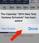 Get a Calendar Subscription to an MLB Team on an iPhone