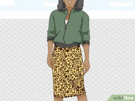 Image titled Style a Leopard Midi Skirt Step 6