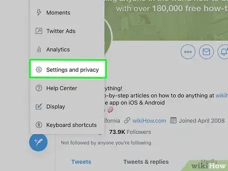 Image titled Add a Phone Number on Twitter Step 2