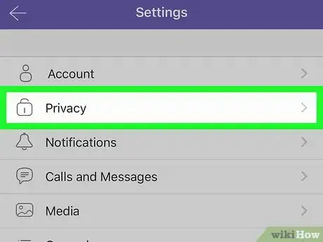 Image titled Unblock Somneone on Viber on iPhone or iPad Step 7