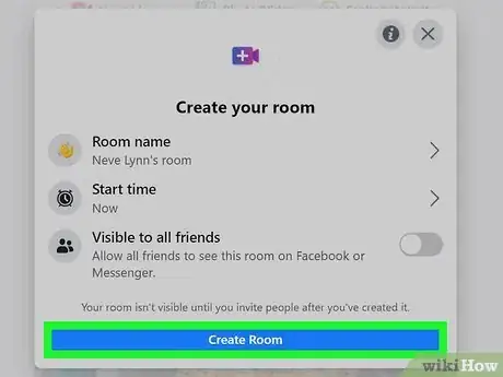 Image titled Use Facebook Rooms Step 10