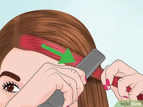 Image titled Color Streak a Ponytail Step 6