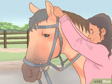 Image titled Tack Up Using English Tack Step 11