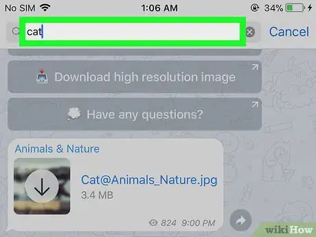 Image titled Search a Channel on Telegram on iPhone or iPad Step 5