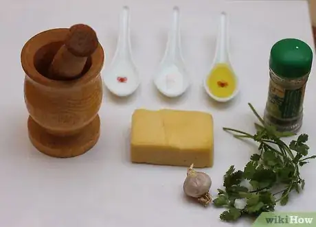 Image titled Make Moretum (Garlic Cheese) Step 1